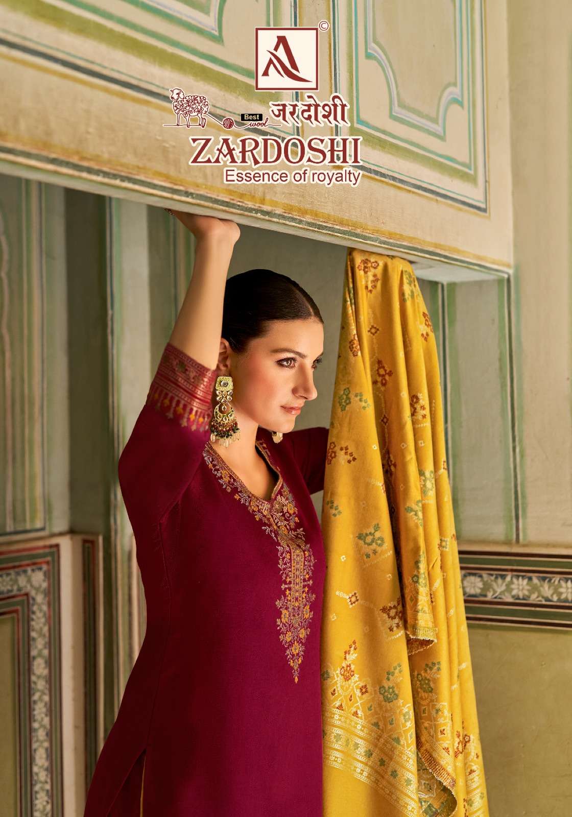 Zardoshi Buy Alok Suit Online Wholesaler Latest Collection Unstitched Salwar Suit